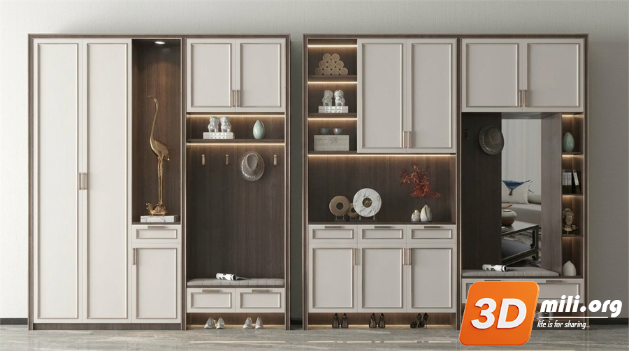 Shoe cabinet Skp Files